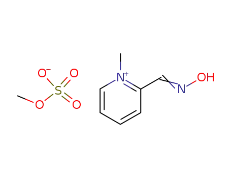 Molecular Structure of 1200-55-1 (2-[(hydroxyimino)methyl]-1-methylpyridinium methyl sulphate)