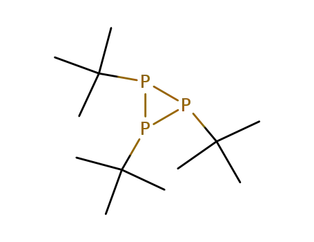 Molecular Structure of 61695-12-3 (tri-tert-butyltriphosphirane)