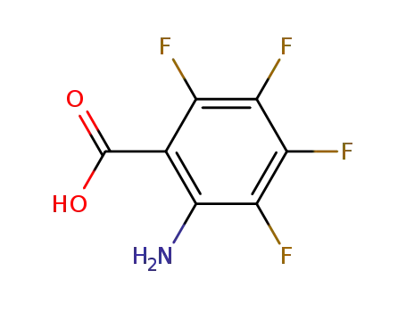 Molecular Structure of 1765-42-0 (2-AMINO-3,4,5,6-TETRAFLUOROBENZOIC ACID)