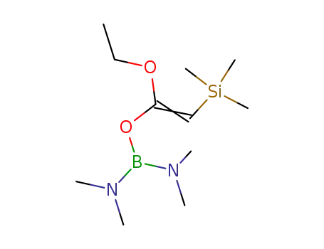 α-ethoxy-β-trimethylsilylvinyloxybis(dimethylamino)borane