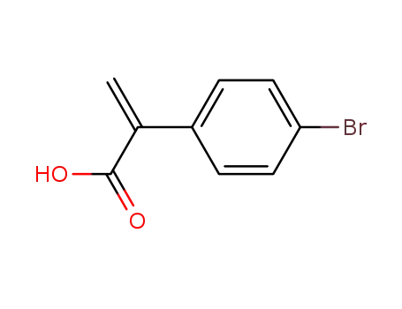 Molecular Structure of 28131-17-1 (2-(4-bromophenyl)acrylic acid)