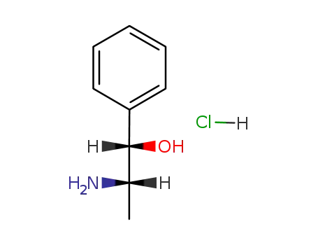 Molecular Structure of 4345-16-8 (PHENYLPROPANOLAMINEHYDROCHLORIDE)
