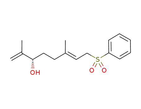8-benzenesulfonyl-2,6-dimethyl-octa-1,6-dien-3-ol