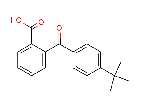 Molecular Structure of 146-81-6 (2-[4-(1,1-dimethylethyl)benzoyl]benzoic acid)