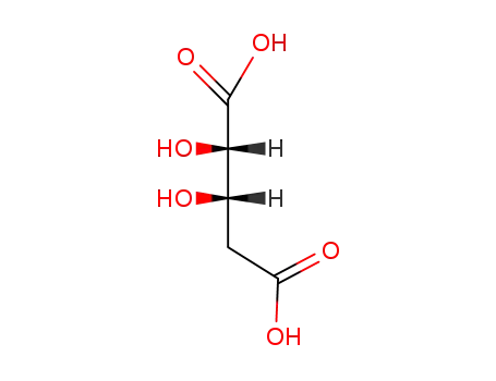 Molecular Structure of 33054-05-6 (L-<i>erythro</i>-2.3-dihydroxy-glutaric acid)