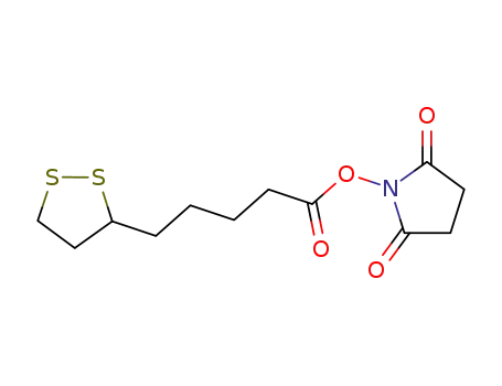 Molecular Structure of 40846-94-4 (alpha-lipoic acid-NHS)