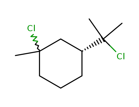 Cyclohexane,1-chloro-3-(1-chloro-1-methylethyl)-1-methyl-, (1R,3R)-rel-