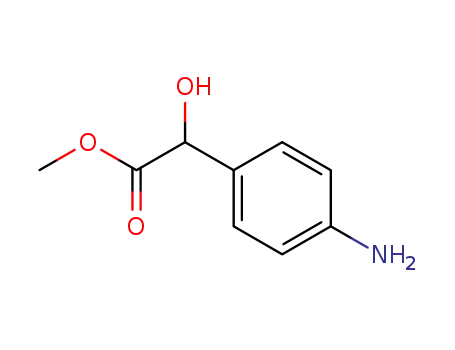 Molecular Structure of 182918-73-6 (methyl (±)-2-(4-aminophenyl)-2-hydroxyacetate)