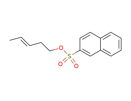 Molecular Structure of 7515-74-4 (trans-<Penten-(2)-yl-(5)>-β-naphthylsulfonat)