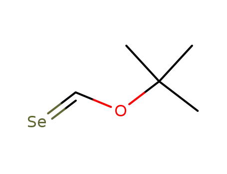 Molecular Structure of 102737-62-2 (Methaneselenoic acid, O-(1,1-dimethylethyl) ester)