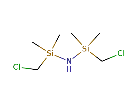 Molecular Structure of 14579-91-0 (1,3-BIS(CHLOROMETHYL)TETRAMETHYLDISILAZANE)