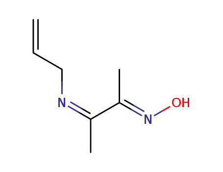 Molecular Structure of 133128-90-2 (3-[(Z)-Allylimino]-butan-2-one oxime)