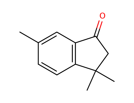 Molecular Structure of 54484-71-8 (3,3,6-Trimethyl-1-indanone)