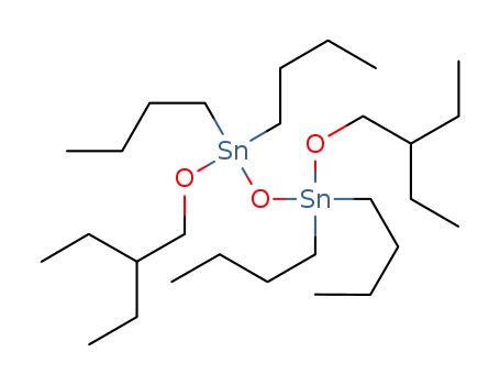 Molecular Structure of 819792-10-4 (1,1,3,3-tetrabutyl-1,3-bis(2-ethylbutyloxy)distannoxane)