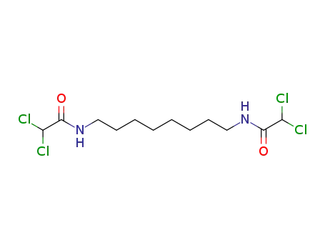 Molecular Structure of 1477-57-2 (N,N'-OCTAMETHYLENEBIS(DICHLOROACETAMIDE))