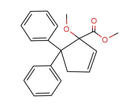 1-methoxy-5,5-diphenylcyclopent-2-ene-1-carboxylate