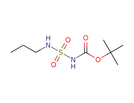 Molecular Structure of 1393813-40-5 (CarbaMic acid, N-[(propylaMino)sulfonyl]-, 1,1-diMethylethyl ester)