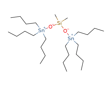 Molecular Structure of 21130-74-5 (6,8-Dioxa-7-sila-5,9-distannatridecane, 5,5,9,9-tetrabutyl-7,7-dimethyl-)