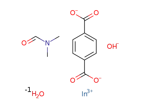 In(OH)(terephthalte)·1.0DMF·zH<sub>2</sub>O