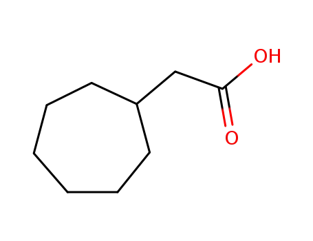 Molecular Structure of 4401-20-1 (CYCLOHEPTYLACETIC ACID)