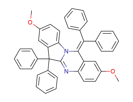Indolo[2,1-b]quinazoline,
12-(diphenylmethylene)-6,12-dihydro-2,8-dimethoxy-6,6-diphenyl-
