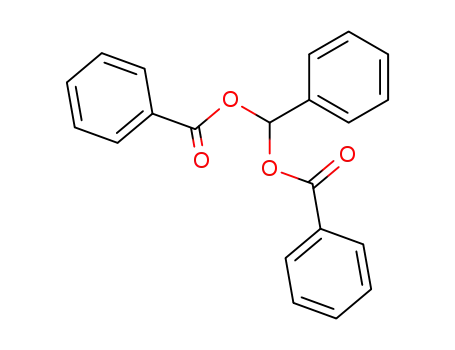 Molecular Structure of 1459-18-3 (Methanediol, phenyl-, dibenzoate)