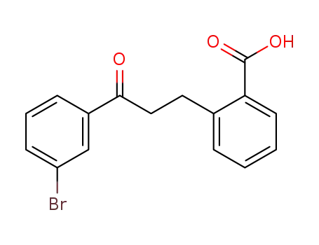 2-[3-(3-bromo-phenyl)-3-oxo-propyl]-benzoic acid