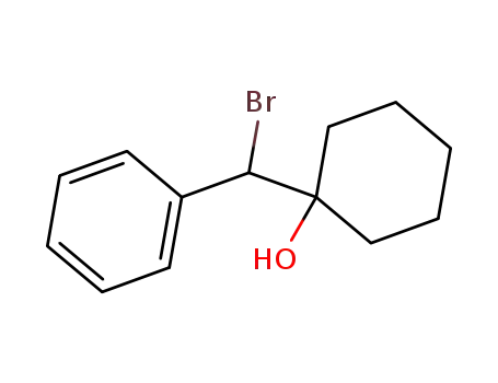 Molecular Structure of 801163-54-2 (1-(α-Bromobenzyl)cyclohexan-1-ol)