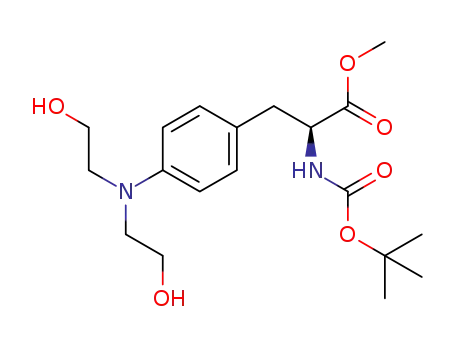 N-Boc-4-[bis(2-hydroxyethyl)amino]-L-phenylalanine Methyl Ester