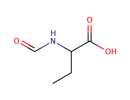 Molecular Structure of 106873-99-8 (2-N-FORMYLAMIONO-BUTYRICACID)