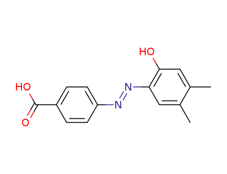 Benzoic acid, 4-[ (2-hydroxy-4,5-dimethylphenyl)azo]- cas  3810-51-3