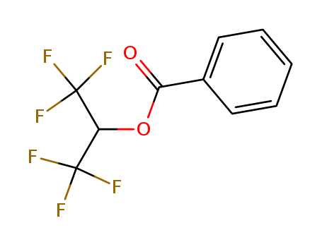 2-Propanol,1,1,1,3,3,3-hexafluoro-, 2-benzoate