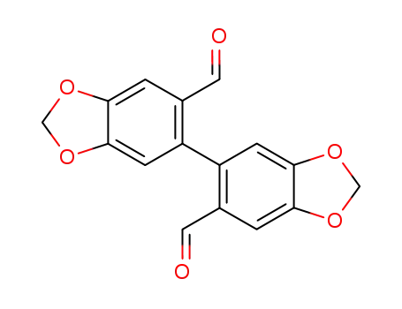 4,5:4',5'-bis(methylenedioxy)-1,1'-biphenyl-2,2'-dicarboxaldehyde