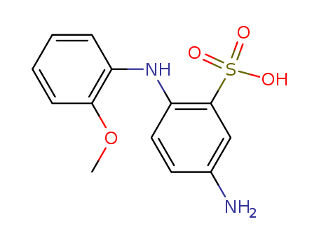 Benzenesulfonic acid,5-amino-2-[(2-methoxyphenyl)amino]-