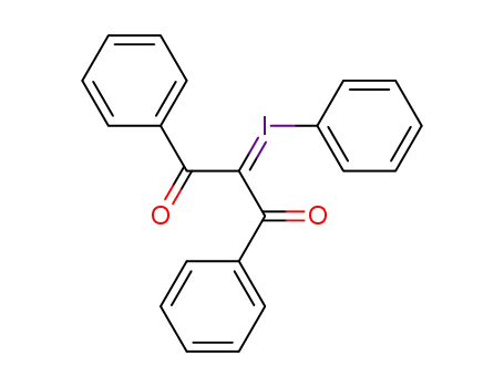 Molecular Structure of 128753-03-7 (1,3-diphenyl-2-(phenyliodaneylidene)propane-1,3-dione)