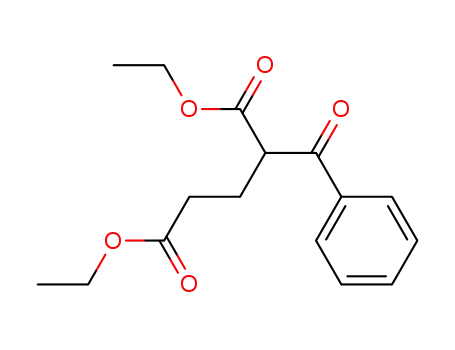 Molecular Structure of 1593-10-8 (diethyl 2-benzoylpentanedioate)