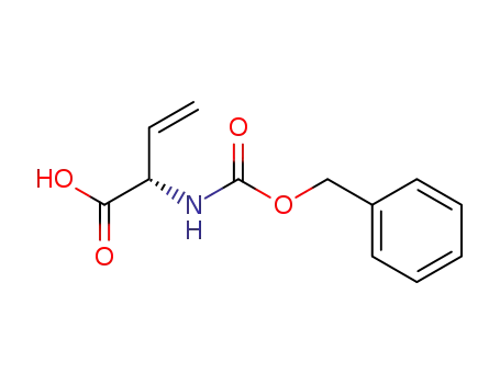 Molecular Structure of 75266-42-1 (3-Butenoic acid, 2-[[(phenylmethoxy)carbonyl]amino]-, (2S)-)
