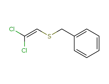 Molecular Structure of 77922-50-0 (Benzene, [[(2,2-dichloroethenyl)thio]methyl]-)