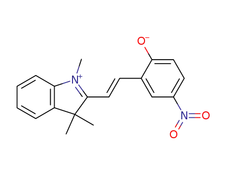 4-nitro-2-[(E)-2'-(1'',3'',3''-trimethyl-3H'''-2''-indoliumyl)-1'-ethenyl]-1-phenolate