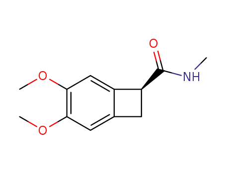 Molecular Structure of 1220993-43-0 ((7S)-3,4-dimethoxy-N-methylbicyclo[4.2.0]octa-1,3,5-triene-7-carboxamide)