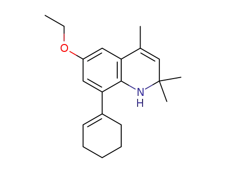 Molecular Structure of 1359974-04-1 (8-cyclohexenyl-6-ethoxy-1,2-dihydro-2,2,4-trimethylquinoline)