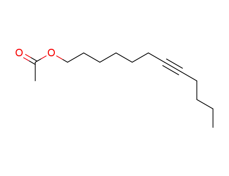 Molecular Structure of 16504-87-3 (7-Dodecyn-1-ol acetate)
