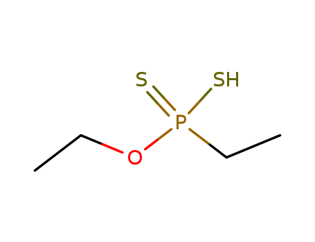 Phosphonodithioic acid, ethyl-, O-ethyl ester