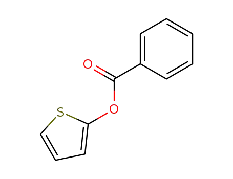 Molecular Structure of 16693-98-4 (Benzoic acid 2-thienyl ester)