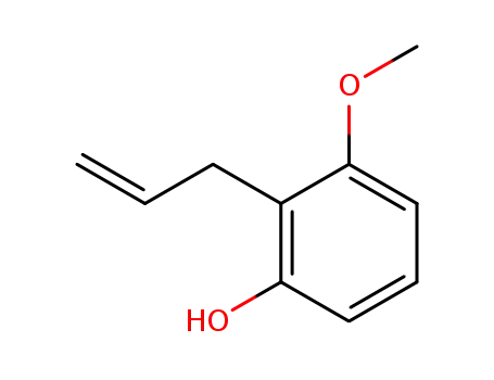 Molecular Structure of 6738-38-1 (Phenol, 3-methoxy-2-(2-propenyl)-)