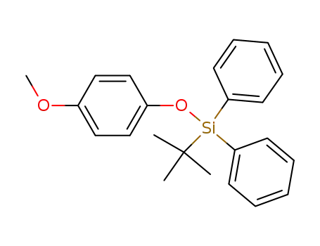 Molecular Structure of 108534-55-0 (tert-butyl-4-methoxyphenoxydiphenylsilane)
