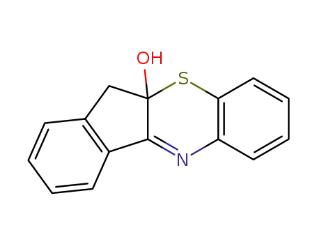 Molecular Structure of 66234-15-9 (10a,11-Dihydro-10a-hydroxy-benzo<b>indeno<1.2-e><1.4>thiazin)
