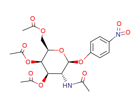 N-nitrophenyl 2-acetamido-3,4,6-tri-O-acetyl-2-deoxy-β-D-galactopyranoside