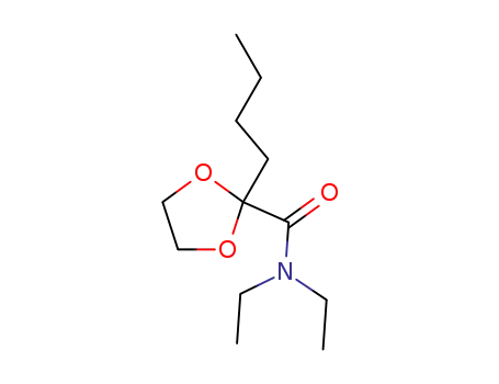 2-Butyl-N,N-diethyl-1,3-dioxolane-2-carboxamide