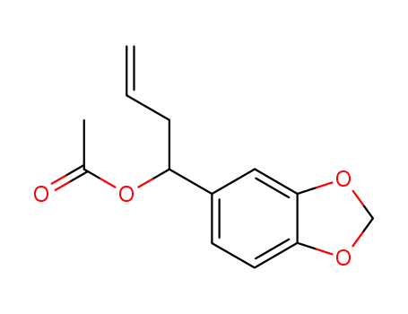 1-(1,3-benzodioxol-5-yl)but-3-en-1-yl acetate